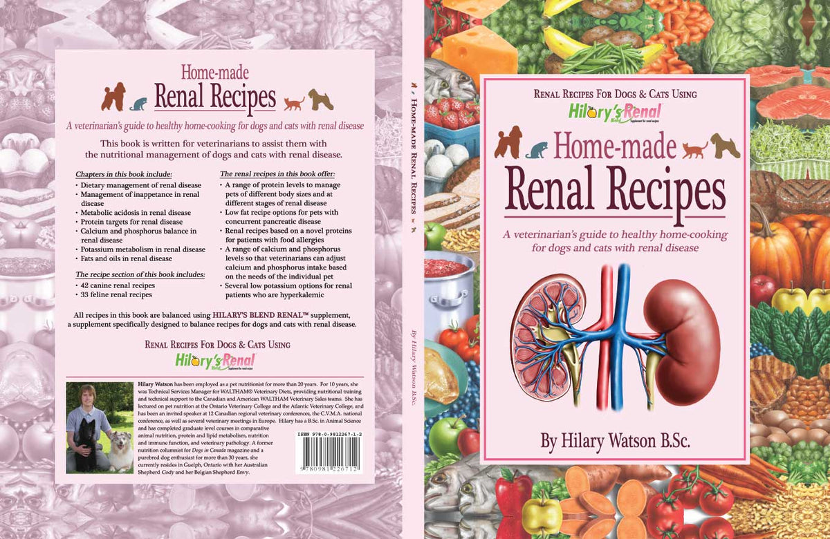 Homemade Renal Recipes cookbook by Hilary Watson Hilary's Blend store