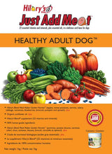 Load image into Gallery viewer, HILARY'S BLEND JUST ADD MEAT (JAM) - Healthy Adult Dog - 1kg
