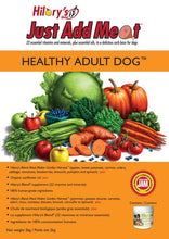 Load image into Gallery viewer, HILARY&#39;S BLEND JUST ADD MEAT (JAM) - Healthy Adult Dog - 2kg
