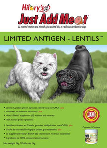 HILARY'S BLEND JUST ADD MEAT (JAM) - Limited Antigen Lentils - 1kg