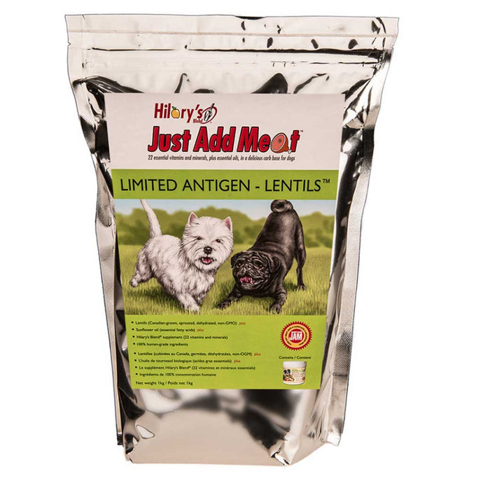 HILARY'S BLEND JUST ADD MEAT (JAM) - Limited Antigen Lentils - 1kg